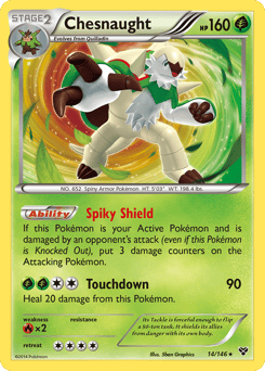 Chesnaught – Rare Holo – XY