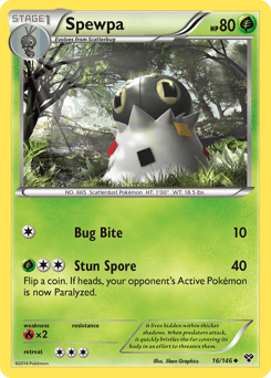 Spewpa – Uncommon – XY