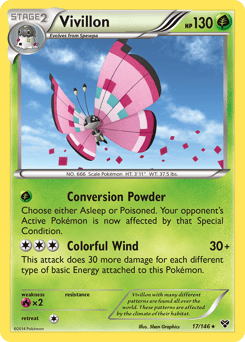 Vivillon – Rare Holo – XY