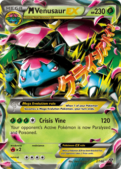 M Venusaur-EX – Rare Holo EX – XY