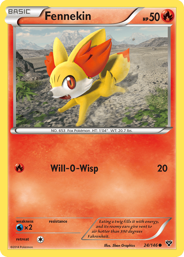 Fennekin – Common – XY