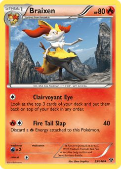 Braixen – Uncommon – XY
