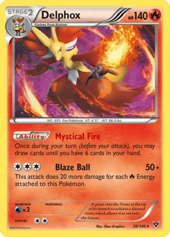 Delphox – Rare Holo – XY