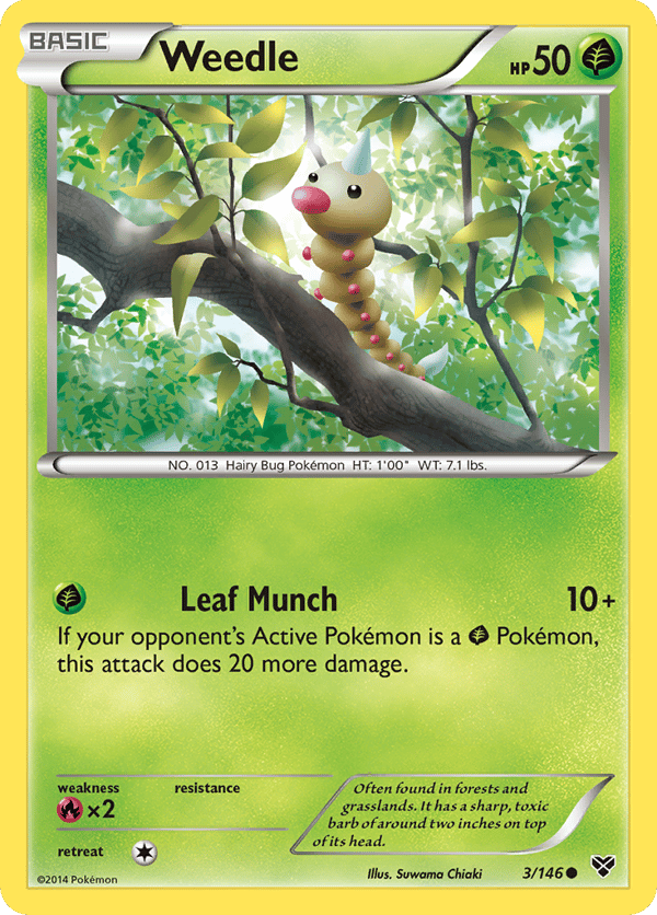 Weedle – Common – XY