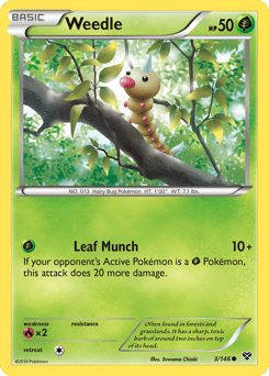 Weedle – Common – XY
