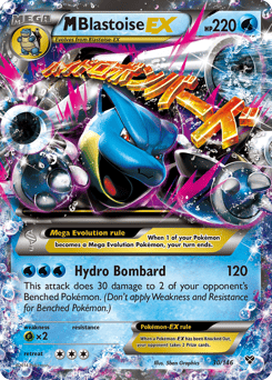 M Blastoise-EX – Rare Holo EX – XY