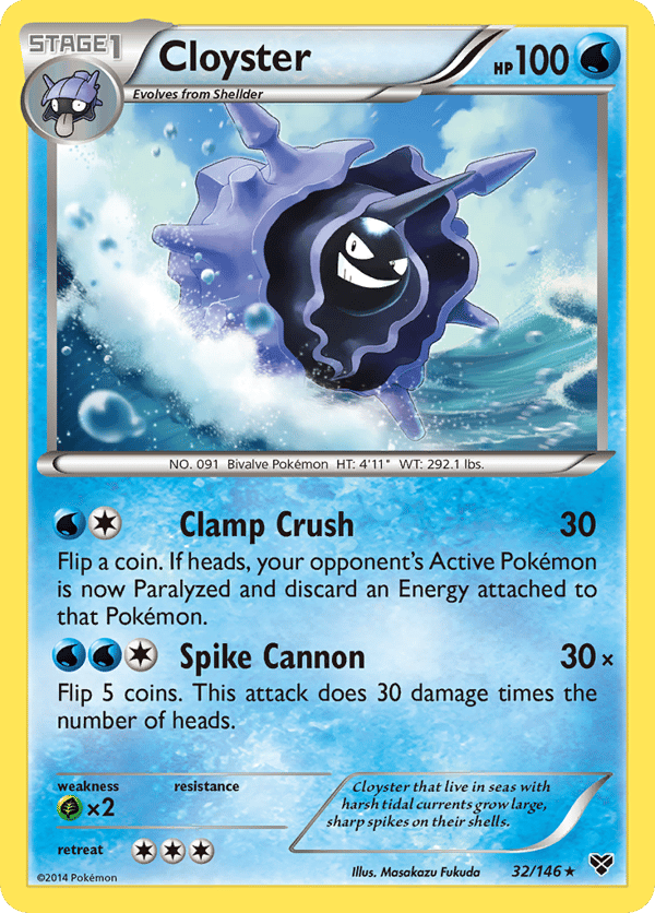 Cloyster – Rare – XY