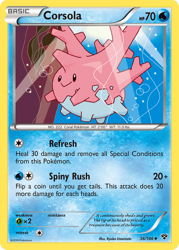 Corsola – Uncommon – XY
