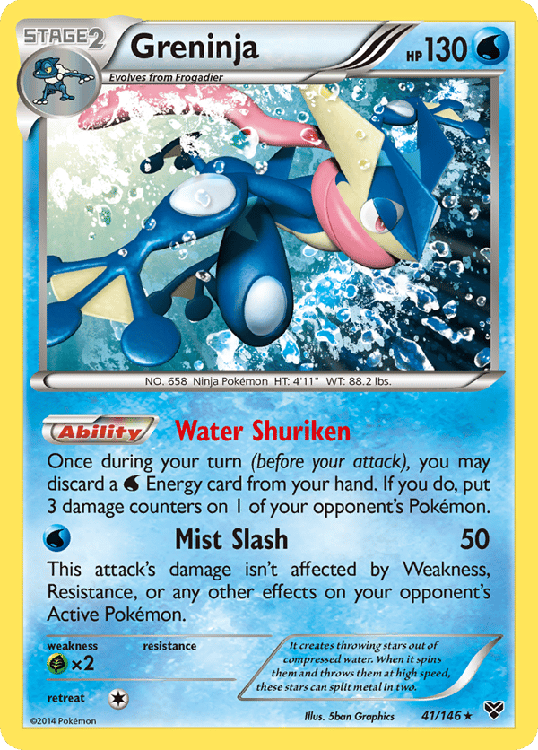 Greninja – Rare Holo – XY