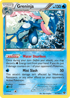 Greninja – Rare Holo – XY
