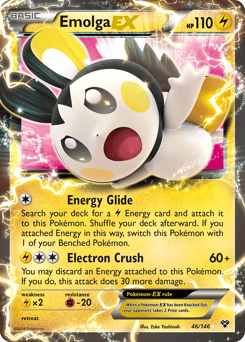 Emolga-EX – Rare Holo EX – XY