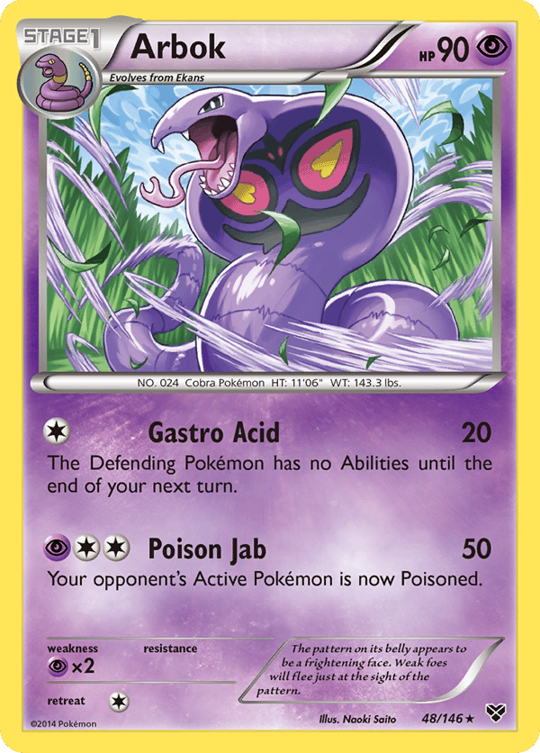 Arbok – Rare – XY