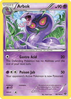 Arbok – Rare – XY