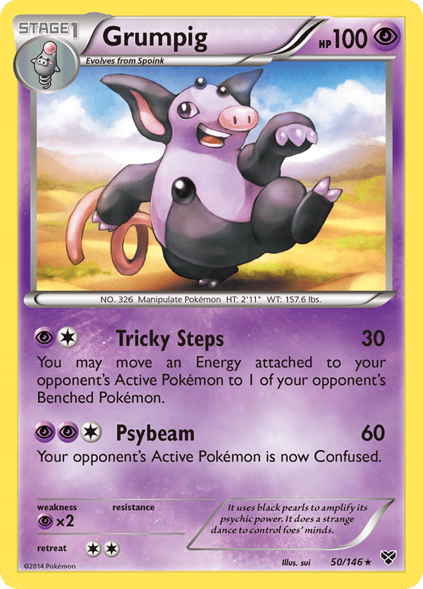 Grumpig – Rare – XY