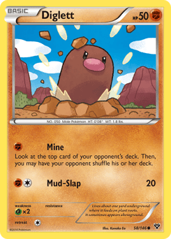 Diglett – Common – XY