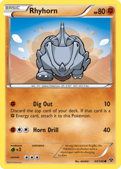 Rhyhorn – Common – XY