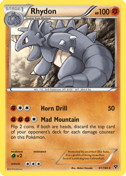 Rhydon – Rare – XY