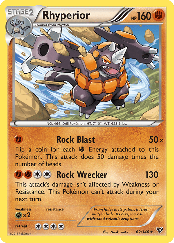 Rhyperior – Rare Holo – XY