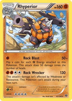 Rhyperior – Rare Holo – XY
