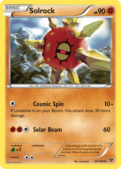 Solrock – Uncommon – XY