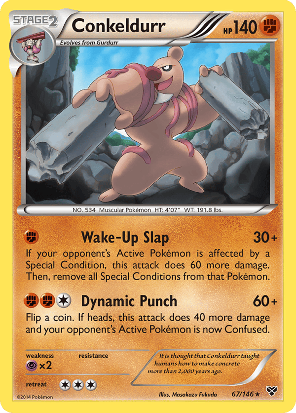 Conkeldurr – Rare – XY