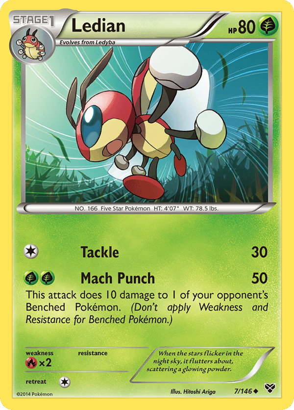 Ledian – Uncommon – XY
