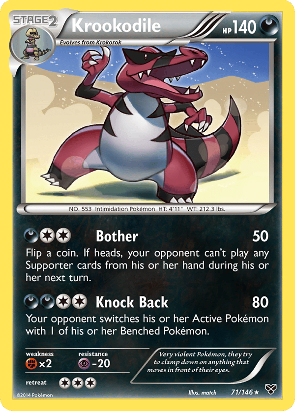 Krookodile – Rare – XY