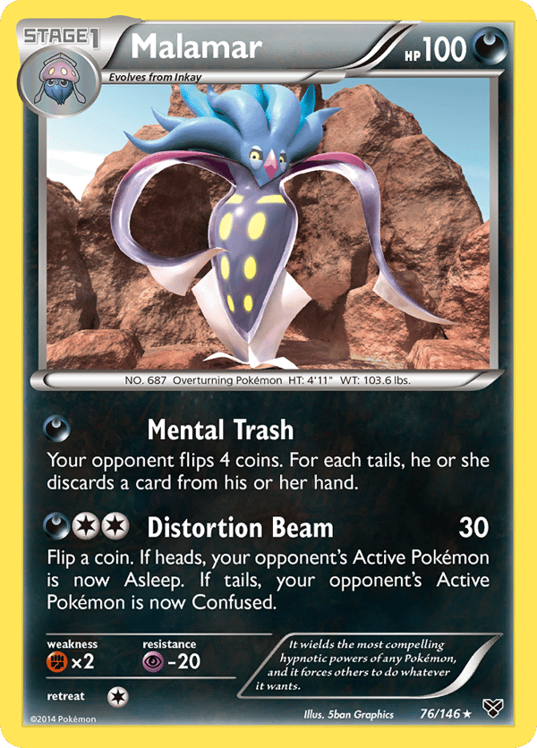 Malamar – Rare – XY