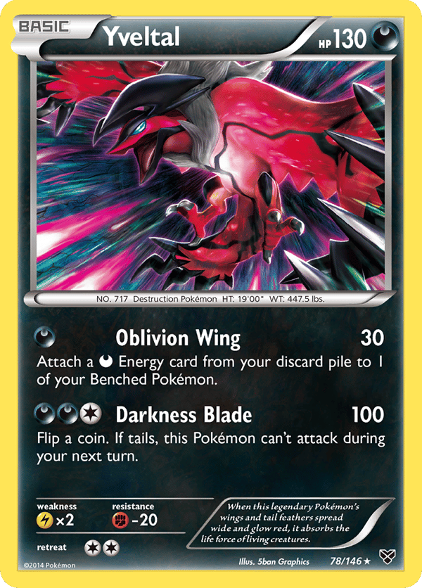 Yveltal – Rare – XY