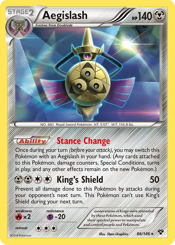 Aegislash – Rare Holo – XY