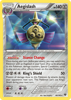 Aegislash – Rare Holo – XY