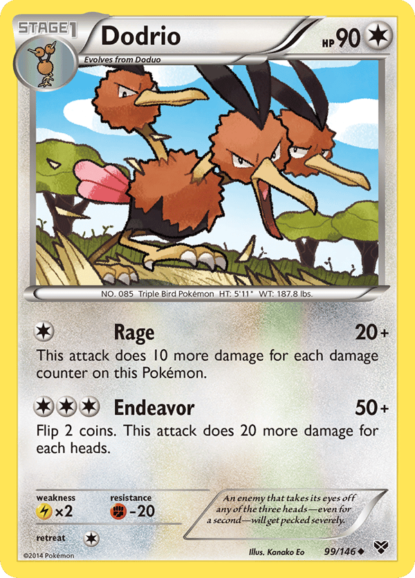 Dodrio – Uncommon – XY