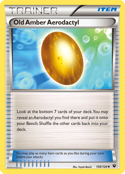 Old Amber Aerodactyl – Uncommon