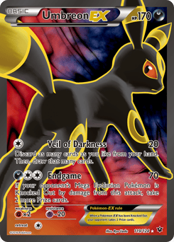 Umbreon-EX – Rare Ultra – Fates Collide