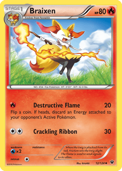 Braixen – Uncommon – Fates Collide