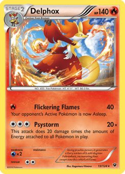 Delphox – Rare Holo – Fates Collide