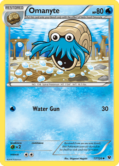 Omanyte – Uncommon – Fates Collide
