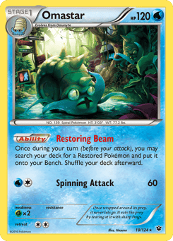 Omastar – Rare – Fates Collide