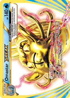 Omastar BREAK – Rare BREAK – Fates Collide