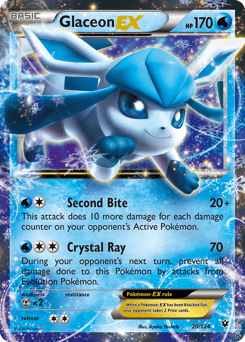 Glaceon-EX – Rare Holo EX – Fates Collide