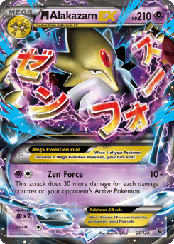 M Alakazam-EX – Rare Holo EX – Fates Collide