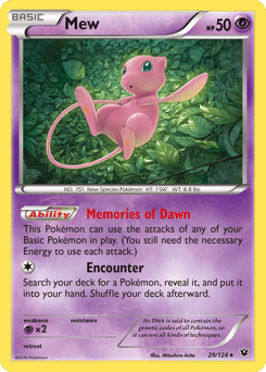 Mew – Rare Holo – Fates Collide