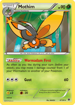 Mothim – Rare – Fates Collide