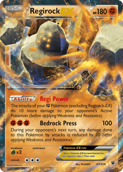 Regirock-EX – Rare Holo EX – Fates Collide
