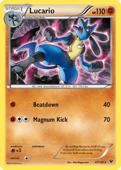 Lucario – Rare – Fates Collide