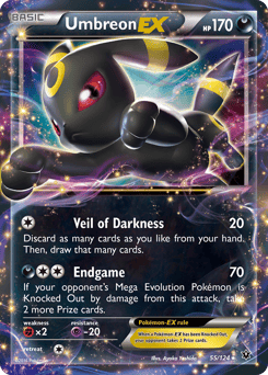 Umbreon-EX – Rare Holo EX – Fates Collide