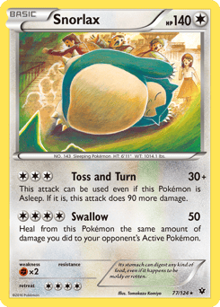Snorlax – Rare – Fates Collide