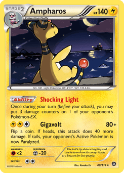 Ampharos – Rare Holo
