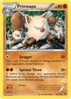 Primeape – Rare – Steam Siege