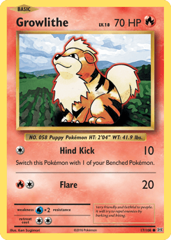 Growlithe – Common – Evolutions
